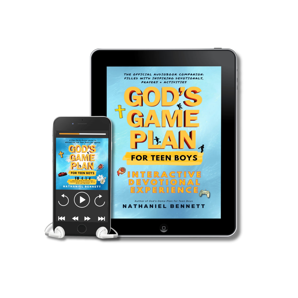 God's Game Plan for Teen Boys - AudioBook & Workbook Bundle